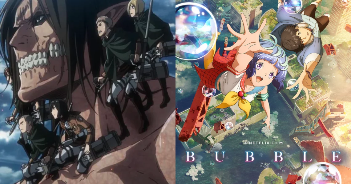 Striking Similarities Between Attack on Titan and Upcoming Netflix Anime, Bubble – Find Out How They’re Connected