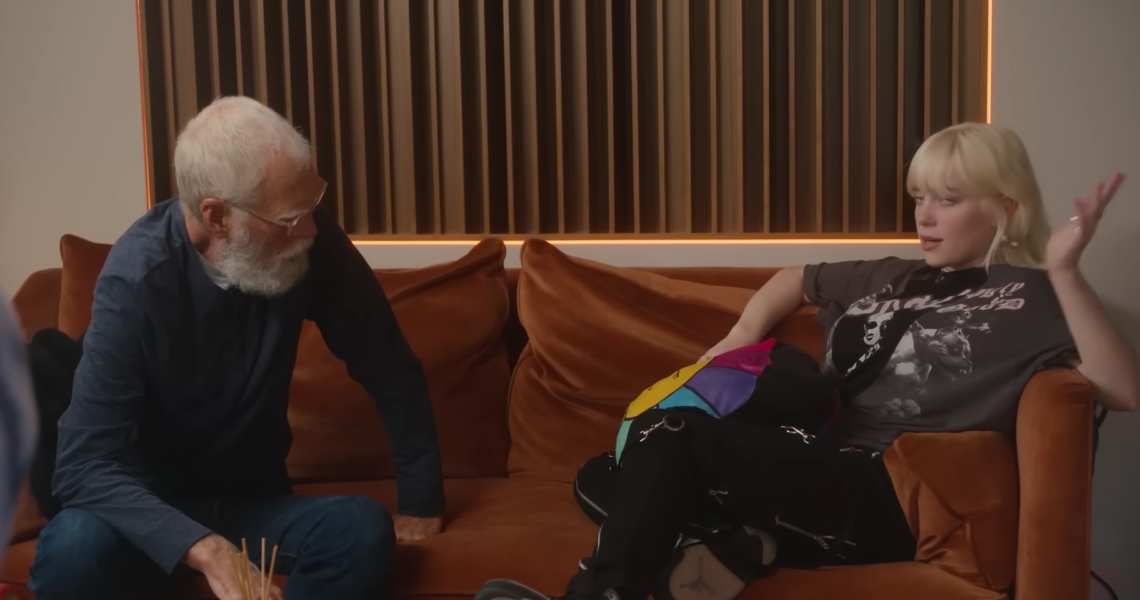 “You would never know”: Billie Eilish Gushes With Zing the Art of Making Music to David Letterman Using Her ‘Happier Than Ever’