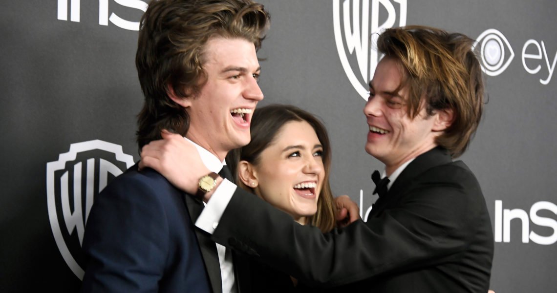 Stranger Things’ Joe Keery and Charlie Heaton Seen Passionately Kissing Each Other in Front of Natalia Dyer in a Resurfaced Video
