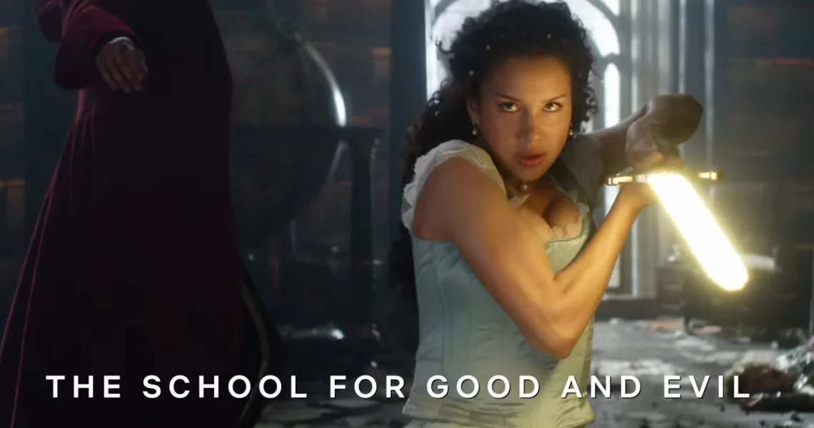 Netflix Going ‘Harry Potter’ With ‘The School for Good and Evil’? First Teaser Transports Sophie and Agatha to School