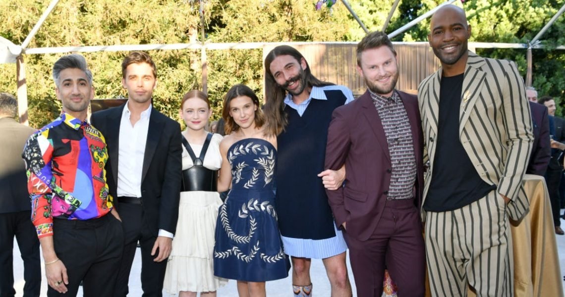 Millie Bobby Brown, Sadie Sink and Queer Eye Guys Hang Out at the Pre-Emmys Party- A Crossover That We Never Knew We Needed