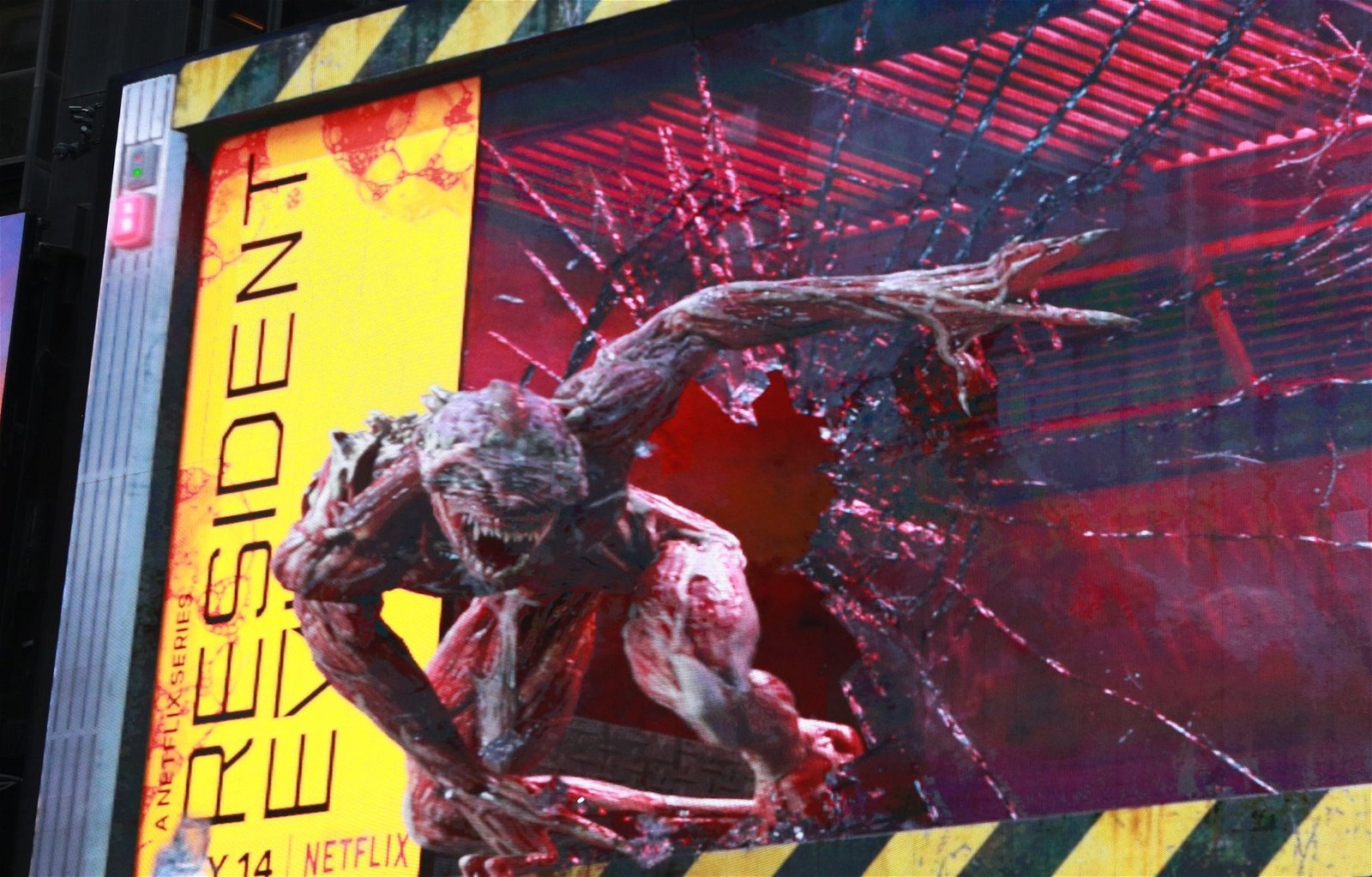 As ‘Resident Evil’ Roars on Release Day Netflix Celebrates the INFECTED With an Awesome Live Billboard