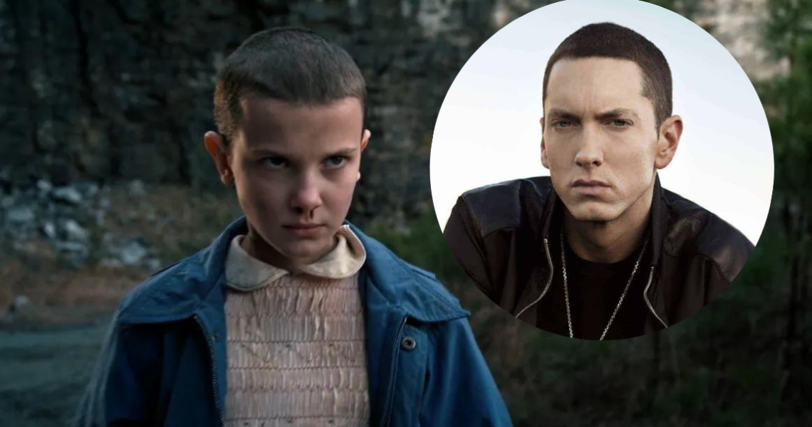 Netflix Tweets Seven Eleven With Multiform Millie Bobby Brown, but What Is Eminem Doing Here?