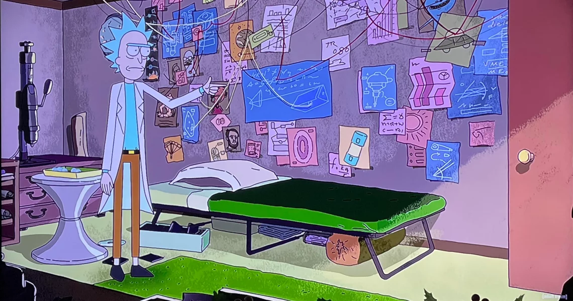 Why Does Rick Have the Blandest Room of All in ‘Rick and Morty’? What Purpose Does the Green Carpet Serve in It?