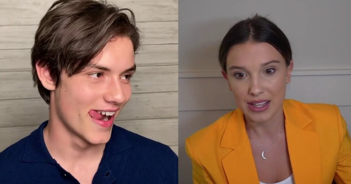 WATCH: Millie Bobby Brown Sing Blockbuster Songs by Ariana Grande, Dua Lipa, Lady Gaga, and More While She Embarrasses Louis Partridge