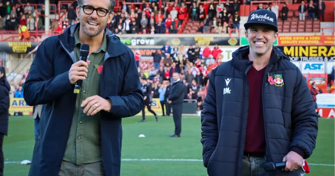 BFF Ryan Reynolds and Rob McElhenney Share an Embarrassing Moment on the Racecourse Ground of Wrexham