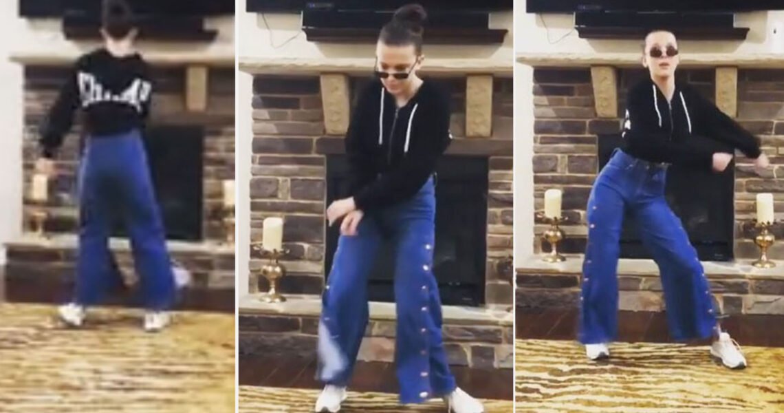 Throwback To Millie Bobby Brown Breaking The Internet While Flossing to The Walmart Guy
