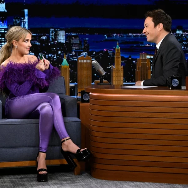 Revisiting The Purple Pants That Millie Bobby Brown Wore During The Tonight Show