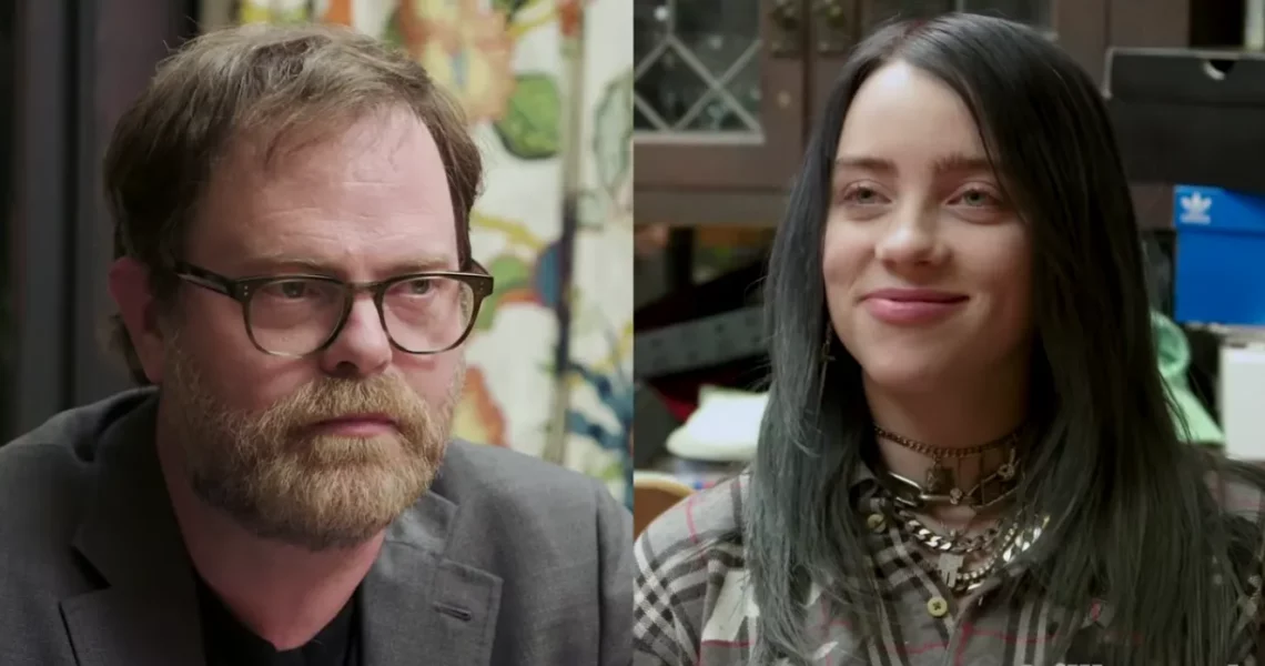 “You’re pooping and you’re watching me”- When Rainn Wilson Made Billie Eilish Reveals the Weirdest Habit of Hers