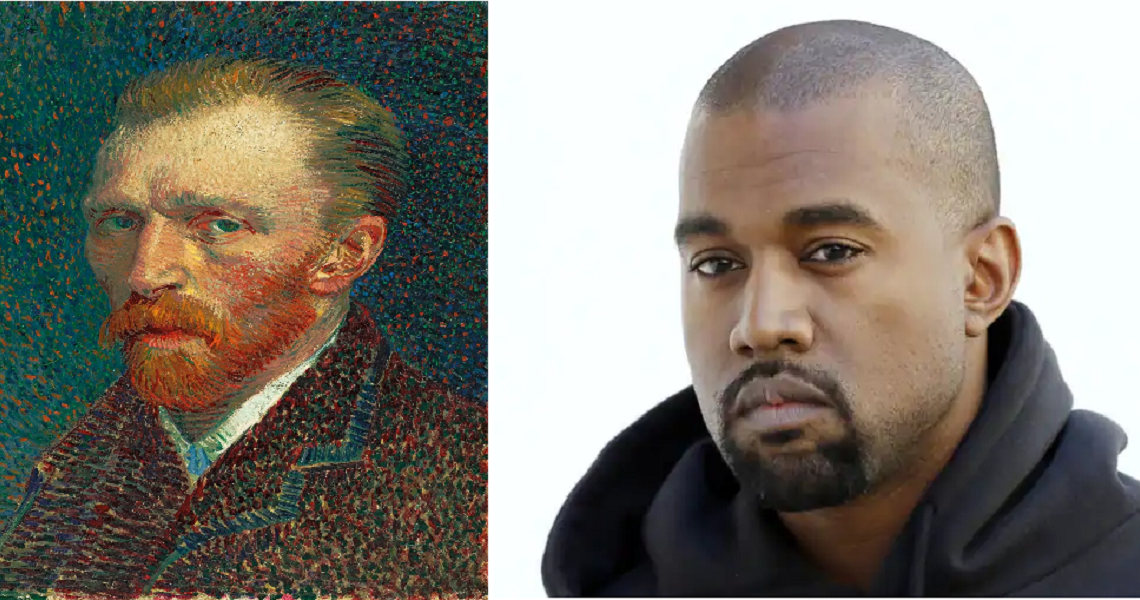 Kanye West and Vincent Van Gogh, Divided by Generations United by Love for One Culture
