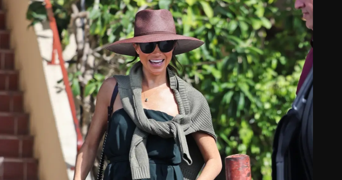 After New Interview, Meghan Markle was Spotted Shopping With Oversized Hat in Montecito