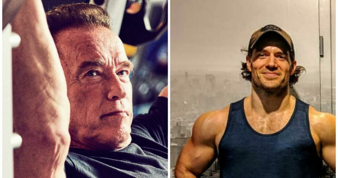 The Time When Terminator Arnold Schwarzenegger Met With Superman Henry Cavill, To Give The Most Powerful Picture To The Internet