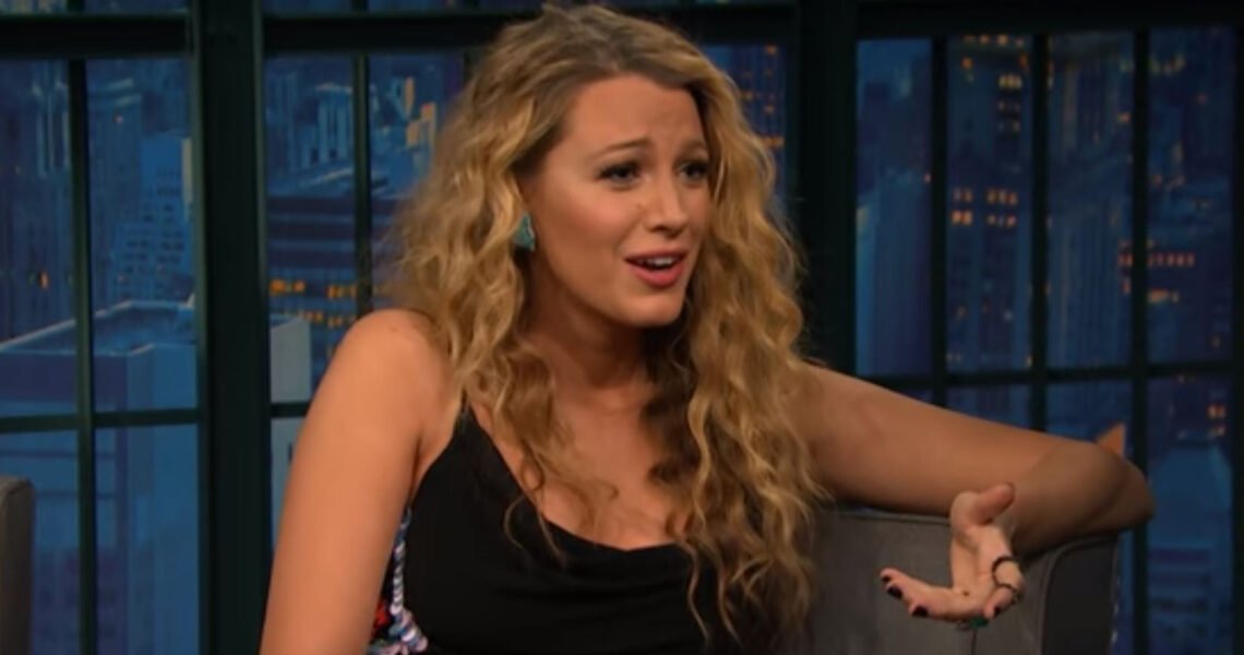 Back When Blake Lively Joked About Her Baby Bump Giving The Audience a Loud Guffaw