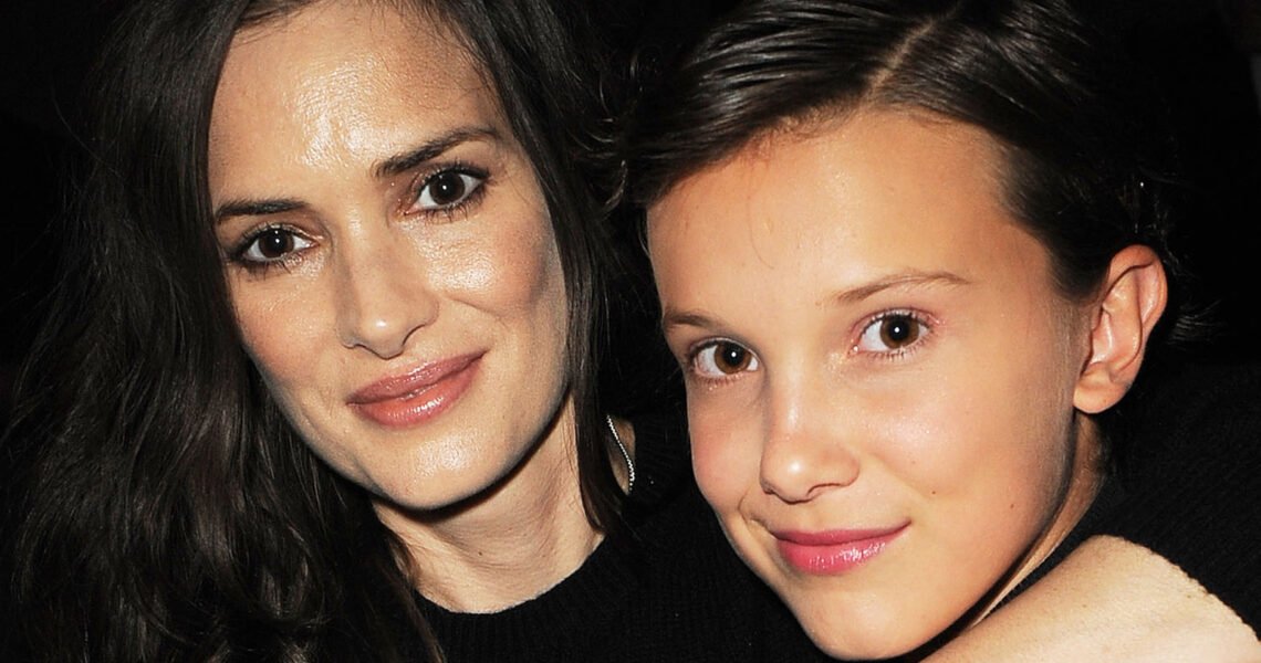 Young Millie Bobby Brown Once Narrated Winona Ryder’s “impeccable” Story Version of Snapchat From the 80s