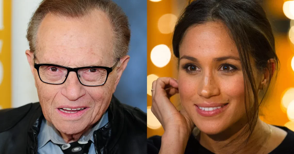 Long Before Meghan Markle Became a Royal, the Late American TV Host, Larry King Once Predicted Her Exit From Hollywood