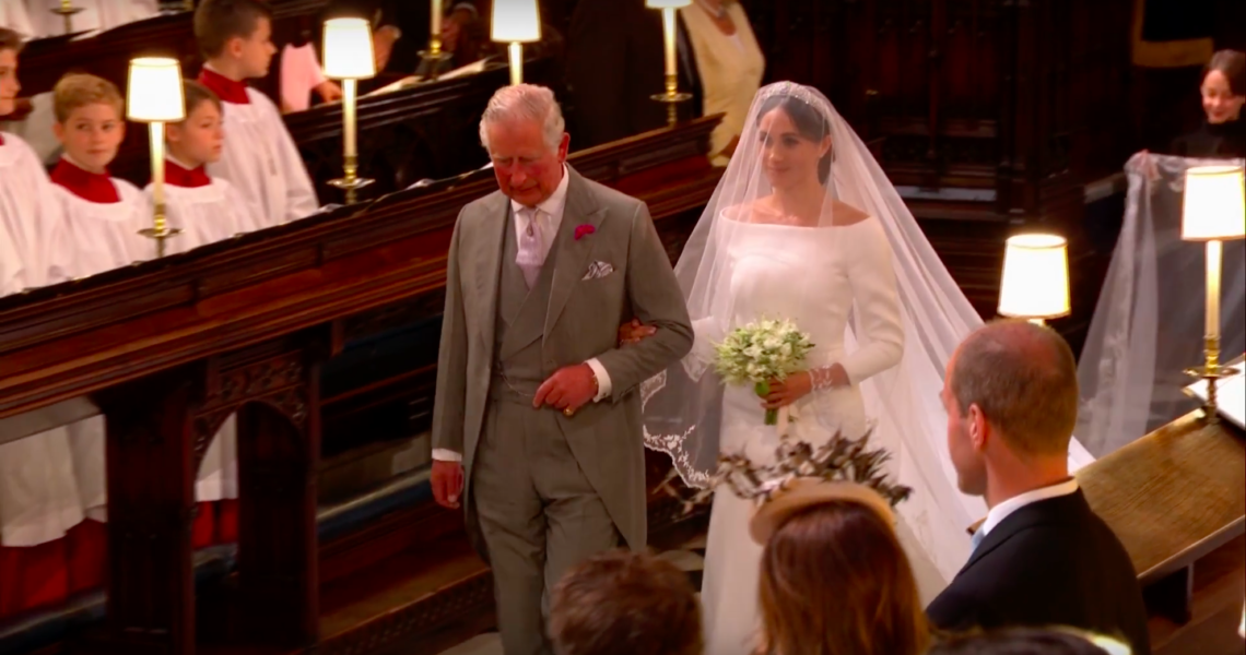 What Did Meghan Markle Tell King Charles Minutes Before Walking Down the Aisle?
