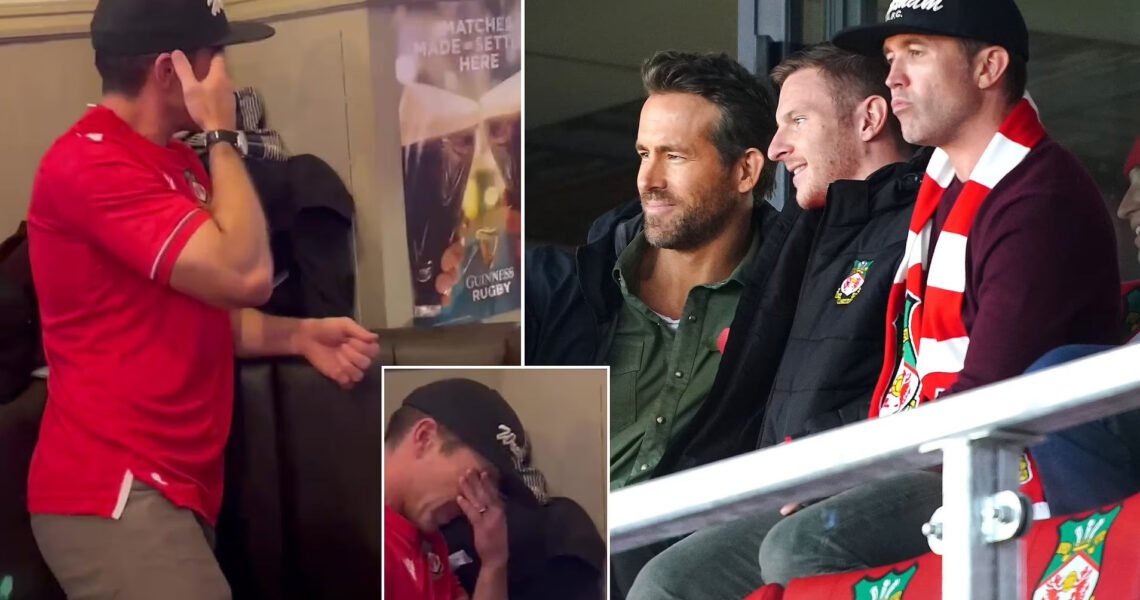 Ryan Reynolds’ Partner in Wrexham Broke Down Into Tears as Fans Sing Him and Ryan in a Song