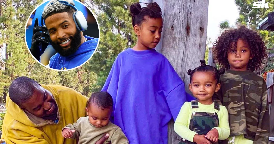 Remember When Odell Beckham Jr. Did THIS for Kanye West and His Children Right Before Super Bowl Live?