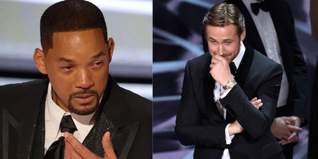 The “Best” Ryan Gosling Reaction to Will Smith’s Oscar Slap Was a Fake