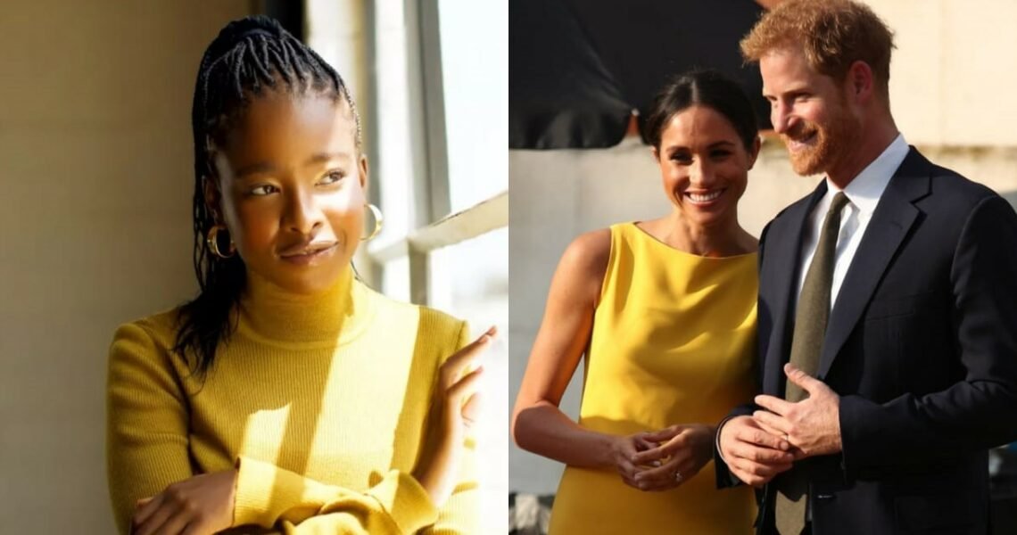 Prince Harry and Meghan Markle Pose With Poet Amanda Gorman on The Occasion of Thanksgiving Eve