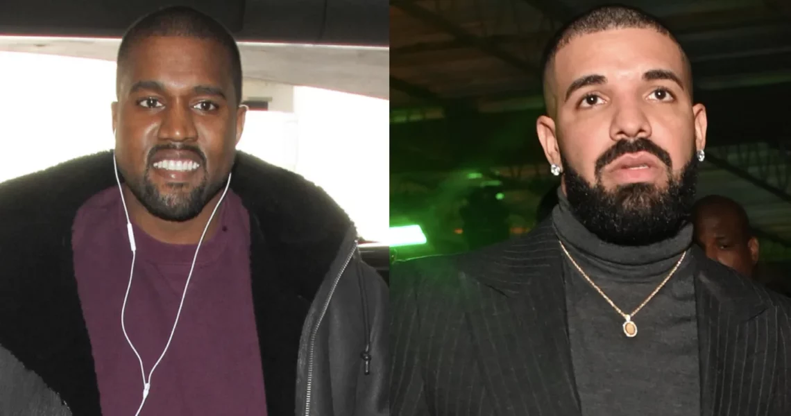 “Aiming’ straight for the head…” – Drake Hits on Kanye West in New Album a Year After the Two Ended Their Beef