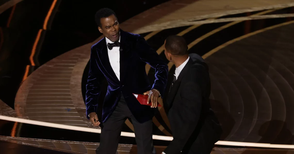 Chris Rock Takes a Dig at Will Smith as the Comedian Returns to the Oscar Nights Stage for a Show