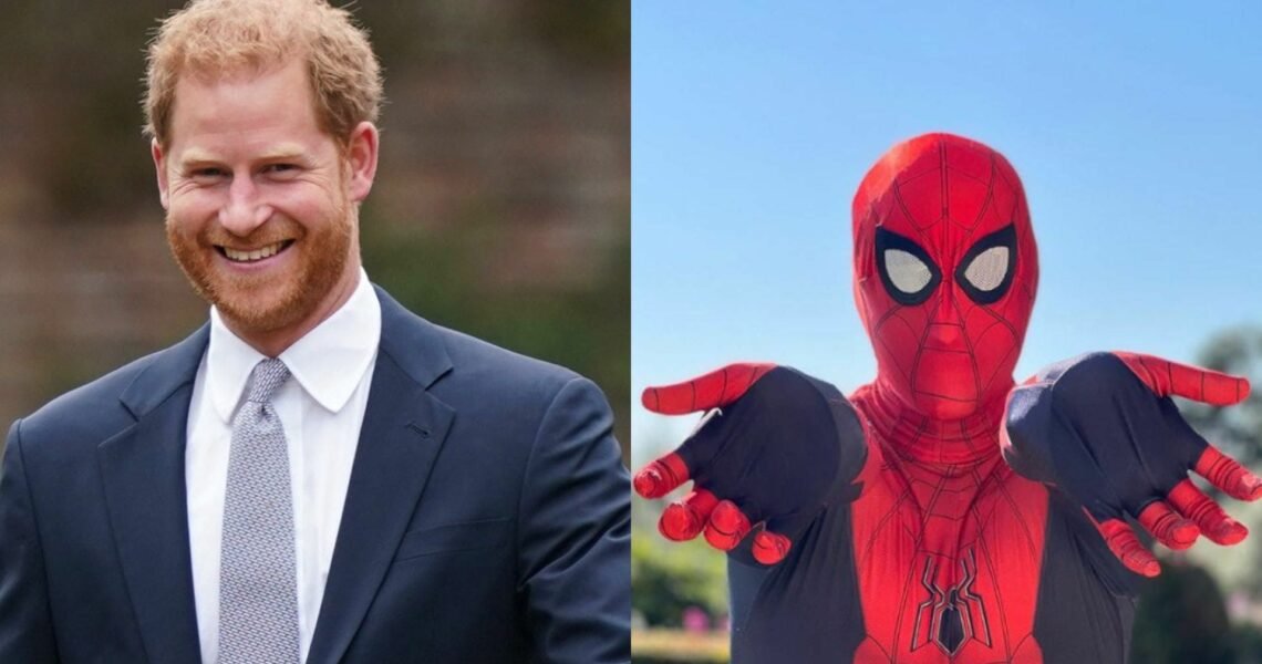 Prince Harry Turns Into Spiderman to Celebrate Christmas With Military Kids Who Lost Their Parents