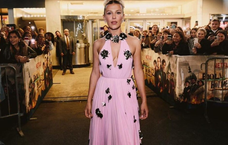 Millie Bobby Brown Sends Fans Into Frenzy in a Fairytale Drop Shoulder Annie’s Ibiza