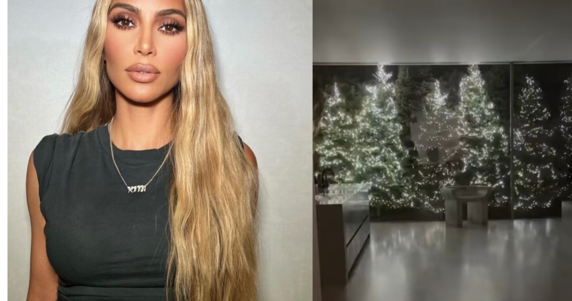 Kim Kardashian, Who Is to Get $200,000 Dollars Every Month From Kanye West in Divorce Settlement Shows Off Custom Christmas Treats for Children