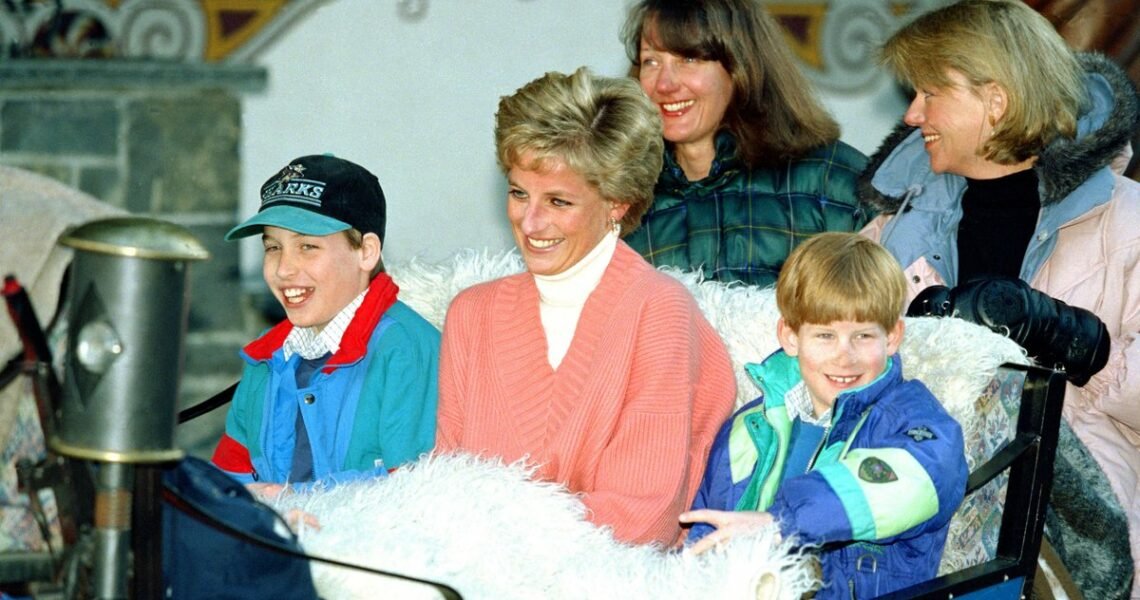 Throwback to Toddler Prince William giving Mother Diana a near heart attack