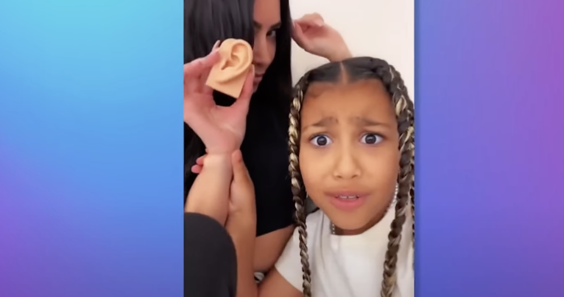Kanye West’s 9-Year-old daughter, North West Wins TikTok With Fits of Laughter