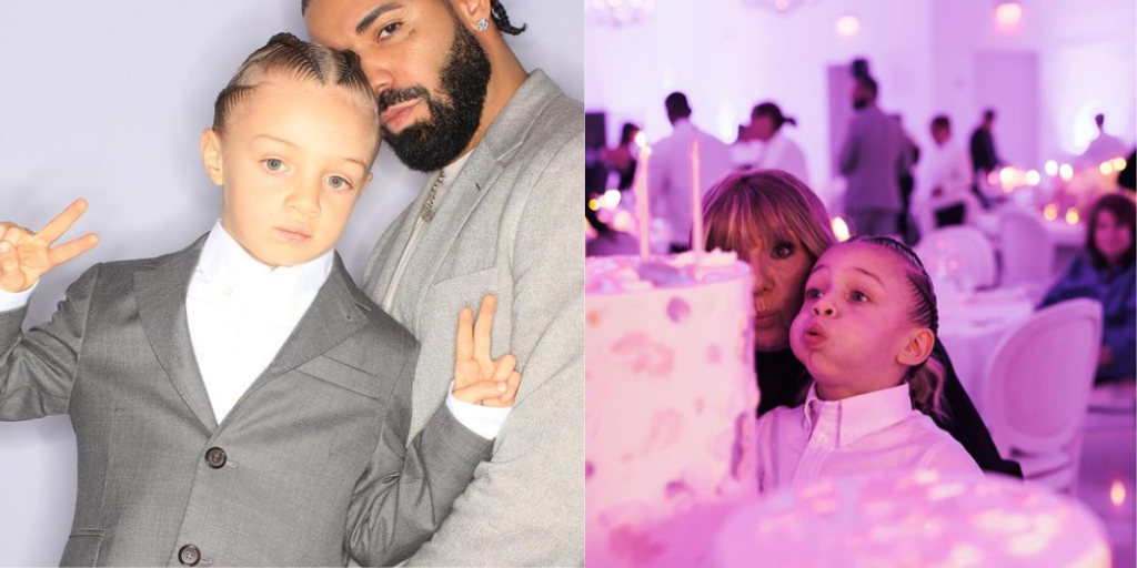 Cuteness Overload! Drake in Awe of His Son as the Duo Wear Matching Tuxedos for His Mother’s 75th Birthday