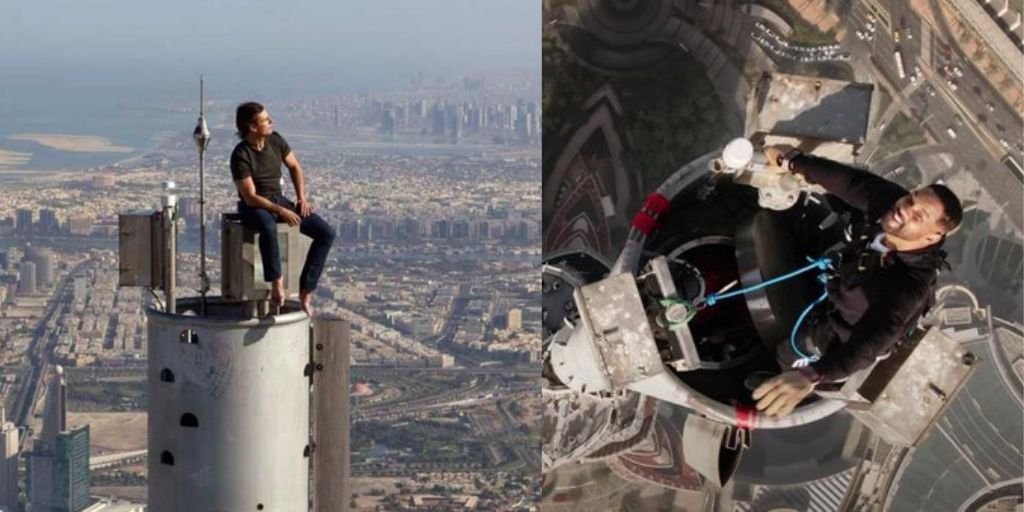 Will Smith Falls Against the Comfort of Tom Cruise on the Top of Burj Khalifa