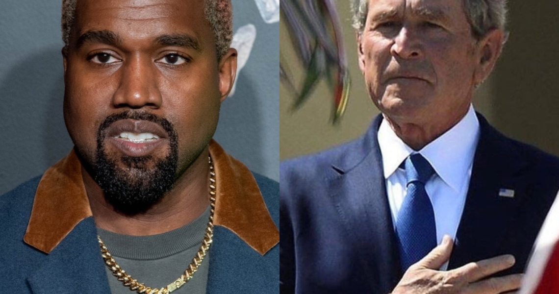 “Classic”- Fans ‘Bust a Gut’ As Resurfaced Video of Kanye West Speaking Against George Bush During a Cyclone Takes Over the Internet