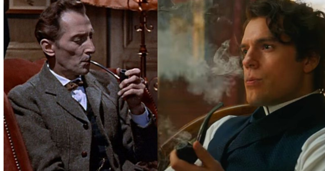 Fans Make Neat Comparisons Between Henry Cavill and Legendary Peter Cushing, and It Is Not Just Sherlock Holmes