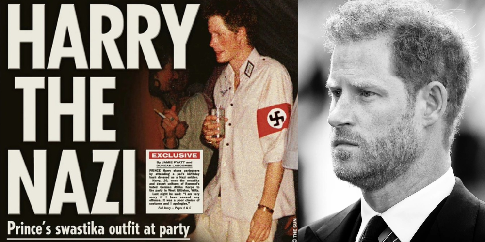 After Blaming Prince William and Kate Middleton For Their advice, Prince Harry Takes Accountability for Nazi Uniform, Says “did not ask enough questions”