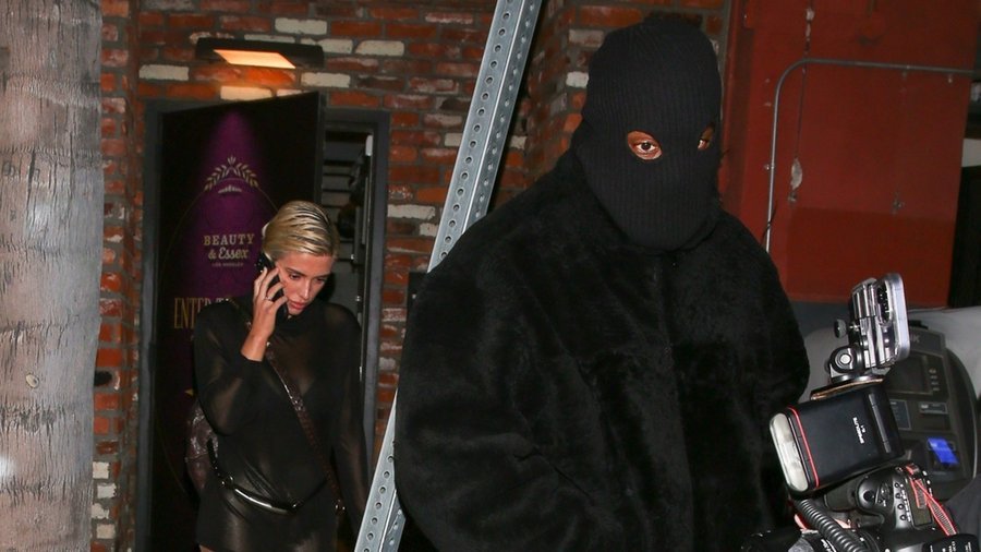 YE SPOTTED!  Kanye West Captured Checking Out of Beauty and Essex with Beau Bianca Censori after Date Night