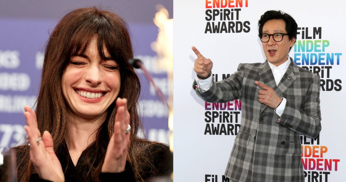 Anne Hathaway Sends the Internet in a Meltdown as She Fangirls Over Ke Huy Quan From ‘Everything Everywhere All at Once’ Ahead of Oscars 2023