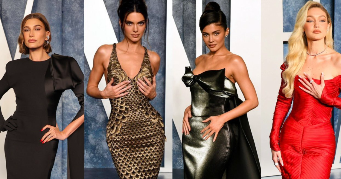 Amidst The Met Gala Saga, Kylie and Kendall Jenner Grace Vanity Fair’s Oscar After-Party in Dazzling Outfits
