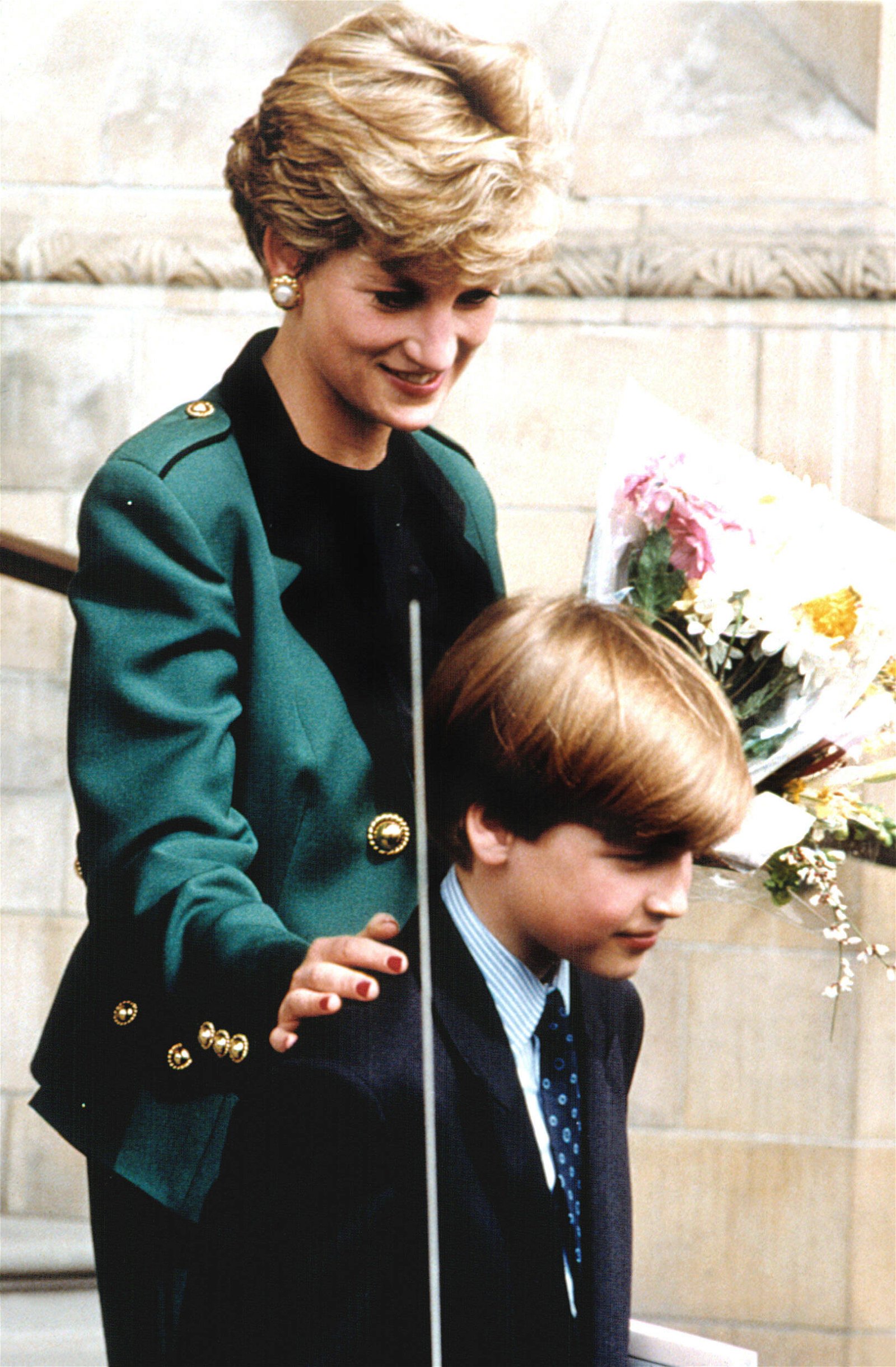 Princess Diana with Prince William