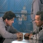 Arnold Schwarzenegger and Sylvester Stallone in a still from Escape Plan