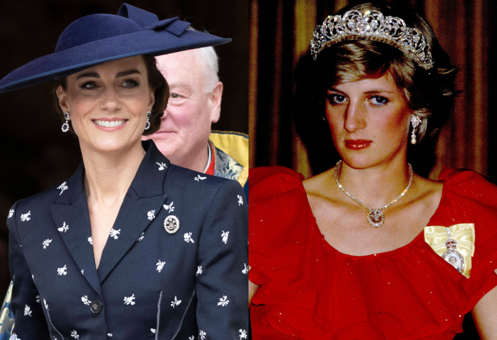La dernière tenue royale de Kate Middleton fait un clin d’œil à la princesse Diana qui a été snobée par Camilla il y a des années.